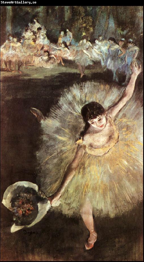 Edgar Degas Dancer with Bouquet